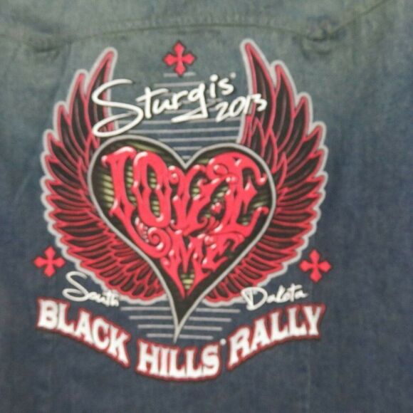 Sturgis Black Hills Rally 2013 Shirt Motorcycle - Picture 5 of 11